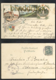Nienburg farb-Litho-AK Gruss aus .... drei Ansichten 1906 (d7515)