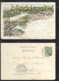 Hartenstein farb-Litho-AK Gruss aus ... sechs Ansichten 1899 (d7531)