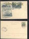 Napoleoninsel sw-AK Gruss aus ... drei Ansichten 1901 (d7534)