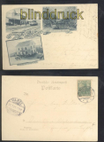 Napoleoninsel sw-AK Gruss aus ... drei Ansichten 1901 (d7534)
