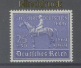 dt. Reich Mi # 698 postfrisch Deutsches Derby 1939 (46382)