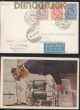 Dnemark Auslands-Luftpostkarte 1946 Dnemark - Sdamerika Uruguay (46478)