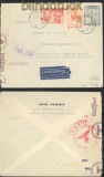 Griechenland Auslands-LuPo-Zensur-Brief deutsche Zensur nach Dresden 1940(46422)