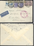Griechenland Auslands-LuPo-Zensur-Brief griechische Zensur Dresden 1937(46424)