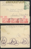 Spanien Auslands-LuPo-Zensur-Brief Madrid 1941 Doppel-Zensur (46428)