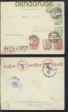 Spanien Auslands-LuPo-Zensur-Brief Barcelona 1940 Doppel-Zensur (46431)