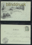 Diepholz sw-AK Gruss aus .... vier Ansichten 1900 (d7588)