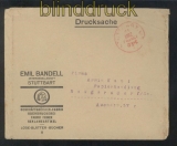 dt. Reich Gebhr bezahlt Stuttgart Franco-Stempel 1923 (46553)