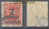 dt. Reich Mi # 309 B Aufdruckmarke gestempelt geprft Infla Berlin (46629)