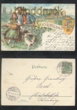 Gruss aus dem Hessenland farb-AK mit Wappen 1899 (d7792)