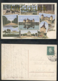 Moritzburg farb-AK Gruss aus .... neun Ansichten 1933 (d7740)