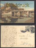 Christianstadt a. B. farb-AK Partie an der Boberbrcke 1917 (d7775)
