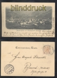 Italien Bozen-Gries sw-AK mit Rosengarten 1899 (a2225)