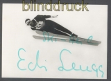 Edi Lengg SW-Echt-Foto Autogramm-Karte Skispringer (47179)