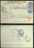 dt. Reich Auslands-Paketkarte 1917 nach Konstantinopel (47572)