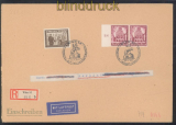 dt. Reich Mi # 759 Paar in MiF auf LuPo-R-Brief SSt. Wien 1941 (47915)