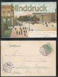 Berlin farb-AK Unter den Linden Denkmal Friedrich des Groen 1904 (d7842)