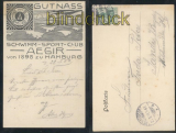 Hamburg sw-AK Schwimm-Sport-Club AEGIR von 1898 zu Hamburg 1903 (d7865)