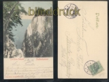Stubbenkammer farb-AK Zerklftete Schlucht 1904 (d7877)