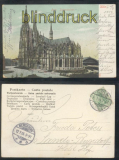 Kln farb-AK Dom Seitenansicht 1904 (d7895)