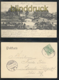 Leipzig sw-AK Palmengarten Bahnpost 1904  (d7901)