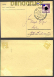 dt. Reich Mi # 818 I Postkarte geprüft (14357)