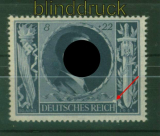 dt. Reich Mi # 846 Abart postfrisch weier Fleck  (41839)