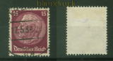 dt. Reich Mi # 488 gestempelt 15 Pfg. Hindenburg Wasserzeichen 2 (48243)