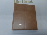 Safe brauner Variant Ringbinder 708 mit 50 ETB-Hllen gebraucht (48377)