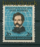 Bund Mi #  155 postfrisch Carl Schurz (25227)