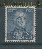 Bund Mi #  166 gestempelt Justus von Liebig (27447)