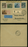 Liechtenstein Mi #  108/112 LuPo-R-Brief 1. Postflug Vaduz-St. Gallen 1930(48567