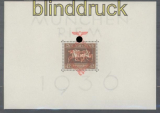 dt. Reich Mi # Block 10 Braune Band postfrisch (45902)