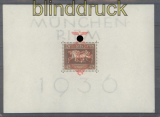dt. Reich Mi # Block 10 Braune Band postfrisch (45903)