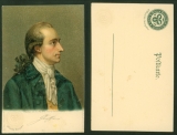 Johann Wolfgang von Goethe Künstler-Präge-AK  Freies Deutsches Hochstift (d8038)