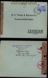 dt. Reich Mi # 742 EF auf Auslands-Zensurbrief Berlin 1940 (31893)