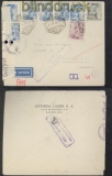 Spanien Auslands-Zensur-LuPo-Brief Barcelona 1942 Deutsche Zensur (44164)