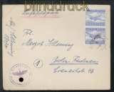 dt. Reich Feldpost 2. WK Luftpost-Feldpostbrief FP # 59070 Organisation Todt 1945 (43100)