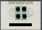 dt. Reich Mi # Block  8 gestempelt 48. Geburtstag Sonderstempel (44485)