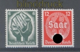 dt. Reich Mi # 544/45 Saarabstimmung postfrisch (45104)