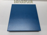 Lindner blaue Kassette ohne Griffmulde 810BY - B (49556)