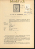 sterreich Mi # 1077 Erluterungsbltter Unterschriften Entwerfer und Ste(45778)