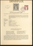 sterreich Mi # 1079 Erluterungsbltter Unterschriften Entwerfer und Ste(45779)