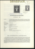sterreich Mi # 1081 Erluterungsbltter Unterschriften Entwerfer und Ste(45781)