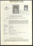 �sterreich Mi # 1097 Erl�uterungsbl�tter Unterschriften Entwerfer und (45790)