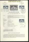 �sterreich Mi # 1100 Erl�uterungsbl�tter Unterschriften Entwerfer und (45792)