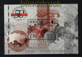 Jersey Mi # Block 96 50 Jahre internationaler Finanzplatz Jersey postfri (30755)