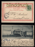 Athen sw-AK Souvenir dAthenes Academie 2.1.1900 nach Schweden (a2269)