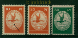 dt. Reich Mi # I/III mit I PF VI postfrisch Flugpostmarken (53689)