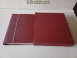 Safe weinroter Morocco Ringbinder 704-1, Kassette 712-1 + 30 x 724 gebrau(56581)